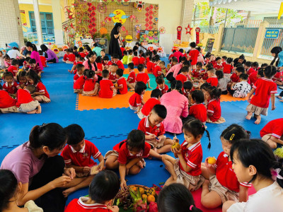 Hoạt động “ vui tết trung thu “ của các bé trường mầm non hoạ my