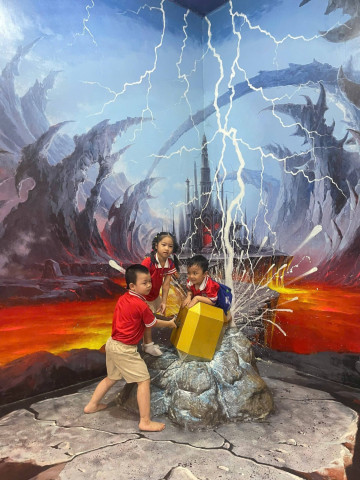 Trường mầm non họa my – trải nghiệm thú vị tại bảo tàng tranh 3d